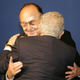 With former German vice chancellor Hans Dietrich Genscher, May 2005. (AP Photo/Martin Meissner)